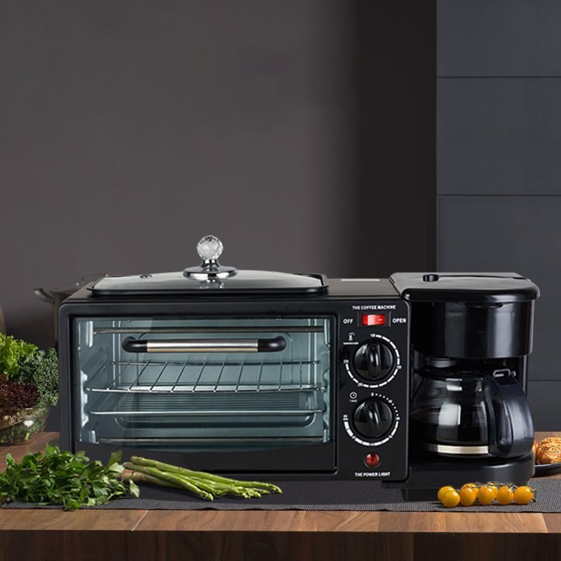 HORNO ELÉCTRICO CAFETERA 3 EN 1