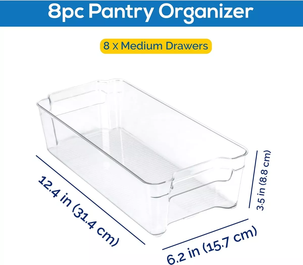 Set 8 Pcs Organizador Refrigerador