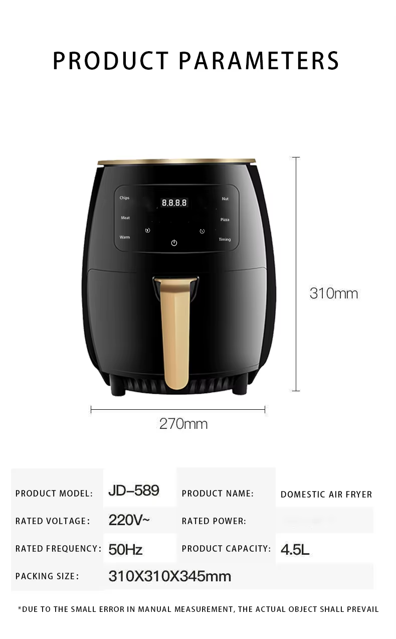 FREIDORA DE AIRE 4.5LT