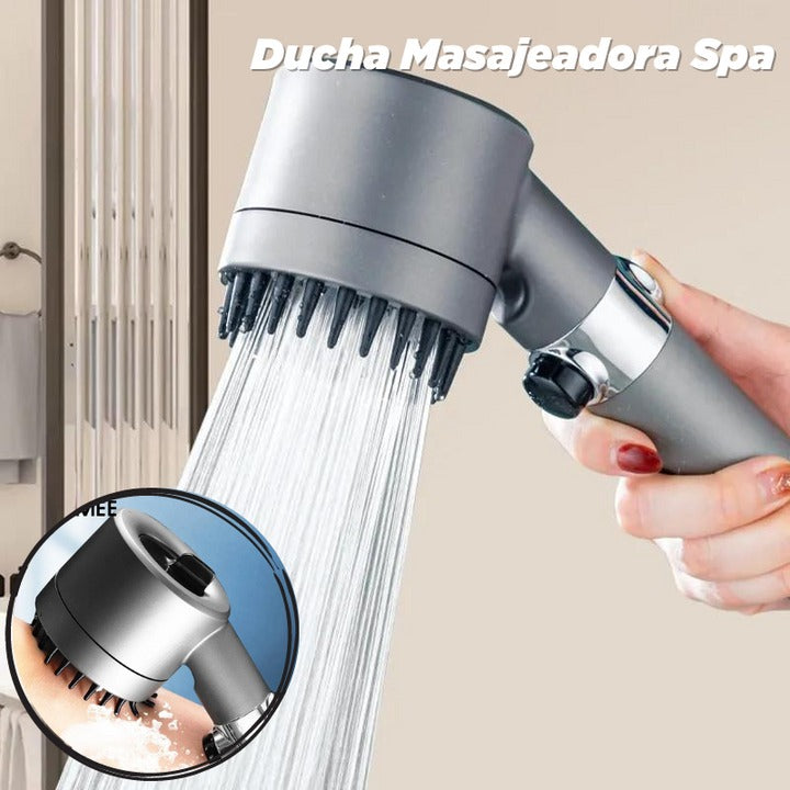 Ducha purificadora y Masajeadora