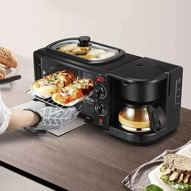 HORNO ELÉCTRICO CAFETERA 3 EN 1